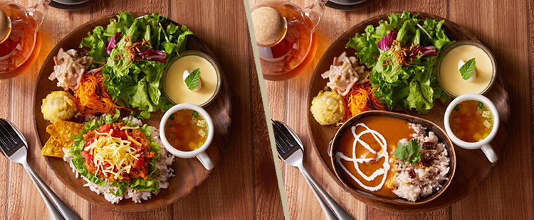 大人気のデリプレートに「タコライス＆バターチキンカレー」が登場！