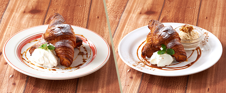 「クロワッサンフレンチトースト」新登場！